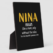 Mutter Art Nina Definition Fotoplatte (Seite)