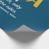 Mutter Art Nina Definition Geschenkpapier (Ecke)