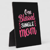 Mutter Art One Gesegnete Single Mama Fotoplatte (Seite)