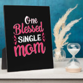 Mutter Art One Gesegnete Single Mama Fotoplatte (Seite)