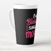 Mutter Art One Gesegnete Single Mama Milchtasse (Linke Ecke)