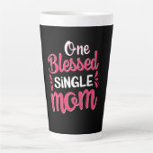 Mutter Art One Gesegnete Single Mama Milchtasse (Vorderseite)