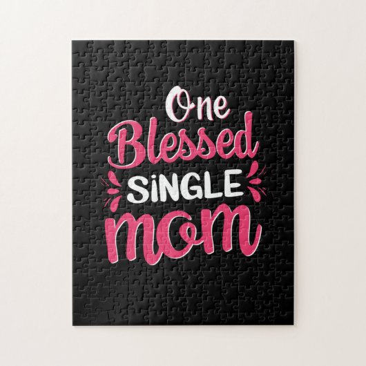 Mutter Art One Gesegnete Single Mama Puzzle (Vertikal)