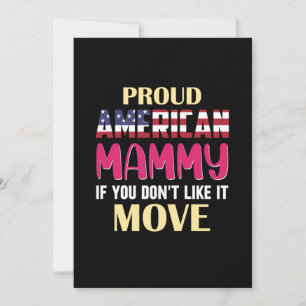 Mutter Art Proud American Mommy Einladung