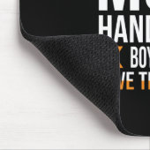 Mutter Art Proud Mama Handsome Boy Mousepad (Ecke)