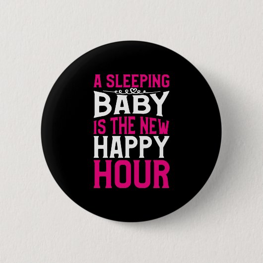 Mutter Art Sleeping Baby ist die neue glückliche S Button (Vorderseite)