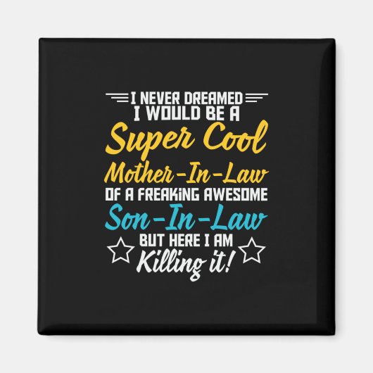 Mutter Art Super Cool Mutter im Jura Magnet (Vorne)