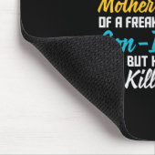Mutter Art Super Cool Mutter im Jura Mousepad (Ecke)