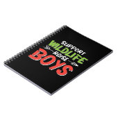 Mutter Art Support Wildlife Raise Boys Notizblock (Linke Seite)