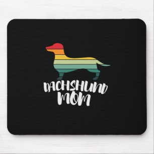 Mutter Art Vintage Dackel Mama Mousepad