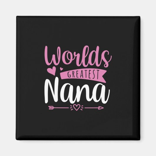 Mutter Art World Beste Nana Magnet (Vorne)