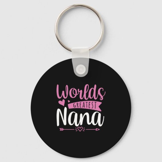 Mutter Art World Beste Nana Schlüsselanhänger (Vorderseite)