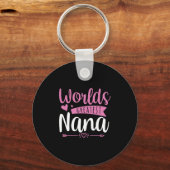 Mutter Art World Beste Nana Schlüsselanhänger (Vorderseite)