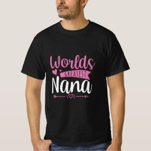 Mutter Art World Beste Nana T-Shirt