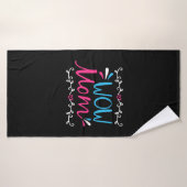 Mutter Art Wow Mama Badehandtuch (Badehandtuch)