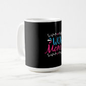 Mutter Art Wow Mama Kaffeetasse (Vorderseite Links)