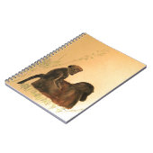 Mutter & Baby Baboons - Primate der Wildlife Monke Notizblock (Linke Seite)