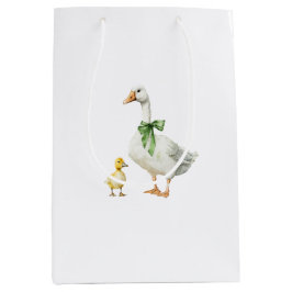 Mutter Baby Enten Tier Baby Shower Mittlere Geschenktüte