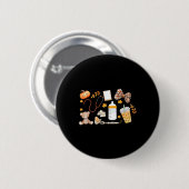 Mutter Baby Erntedank Boys Kinder Button (Vorne & Hinten)