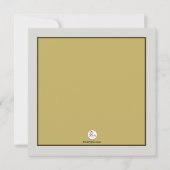 Mutter-Baby-Giraffe - Babyparty-Einladung Einladung (Rückseite)