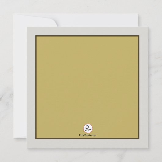 Mutter-Baby-Giraffe - Babyparty-Einladung Einladung (Rückseite)