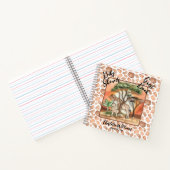 Mutter| Baby Giraffe Safari Baby Showroom Gästebuc Notizblock (Innenseite)