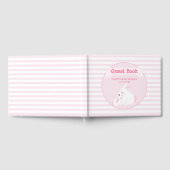 Mutter & Baby Girl Bunny | Babydusche Gästebuch (Voll)