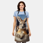 Mutter Baby Kangaroo Pouch Flüchtige Blick Art Schürze (Getragen)