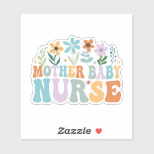 Mutter Baby Nurse Aufkleber