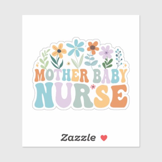 Mutter Baby Nurse Aufkleber (Blatt)