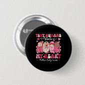 Mutter Baby Nurse Tiny Humans stahl mir das Herz Button (Vorne & Hinten)