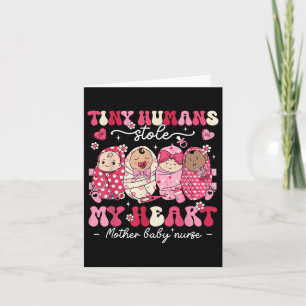Mutter Baby Nurse Tiny Humans stahl mir das Herz Karte
