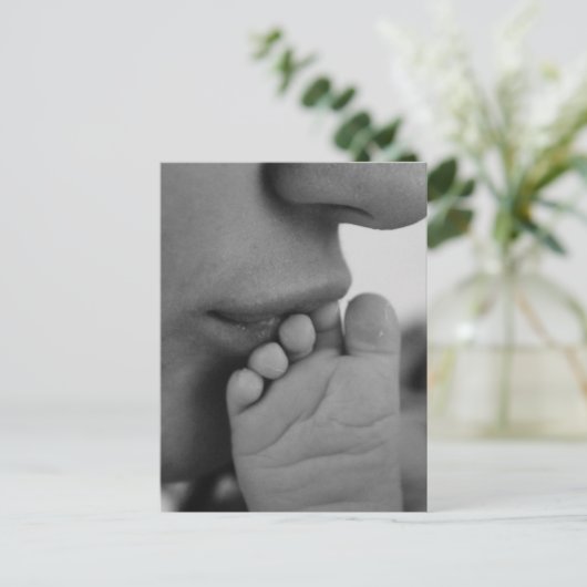 Mutter & Baby Postkarte (Stehend Vorderseite)