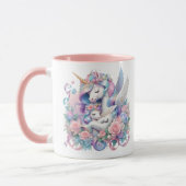 Mutter & Baby Unicorn Tasse (Links)