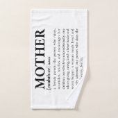 Mutter Badhandtuch Set (Handtuch)