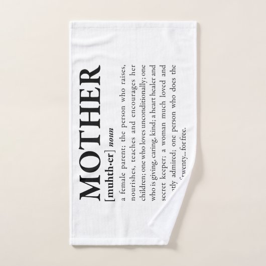 Mutter Badhandtuch Set (Handtuch)