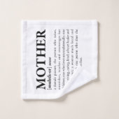 Mutter Badhandtuch Set (Waschlappen)