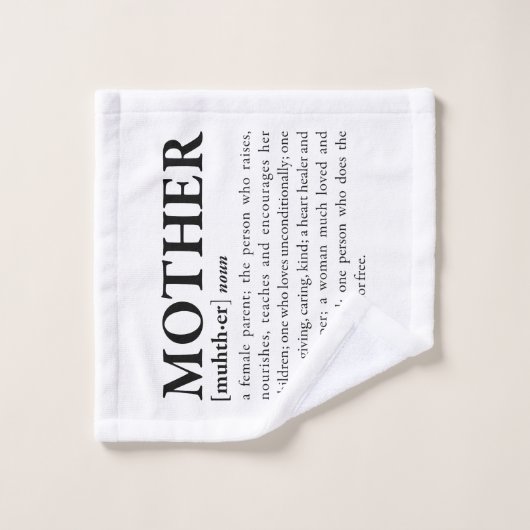 Mutter Badhandtuch Set (Waschlappen)