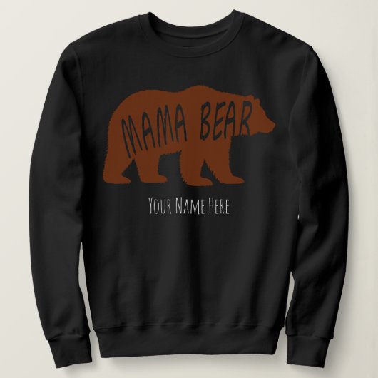 MUTTER BÄR SWEATSHIRT (Design vorne)