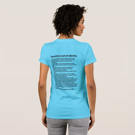 Mutter Bär/Tourettes ist nicht ein Adjektiv T-Shirt (Schwarz voll)