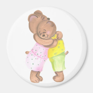 Mutter-Bär und ihre CUB-Umarmung Magnet