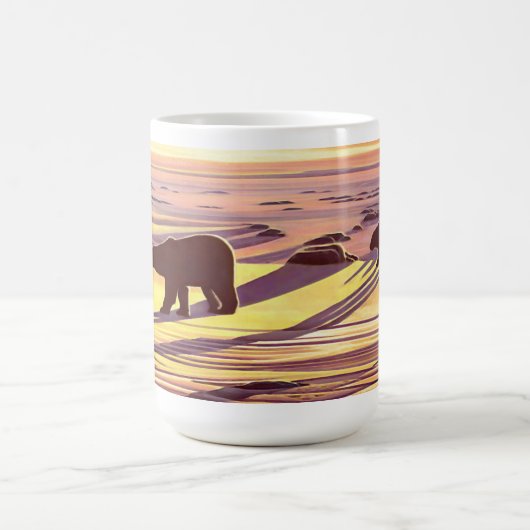 Mutter Bärenkunst Cups Tasse Polar Bären Cup & Bri (Mittel)