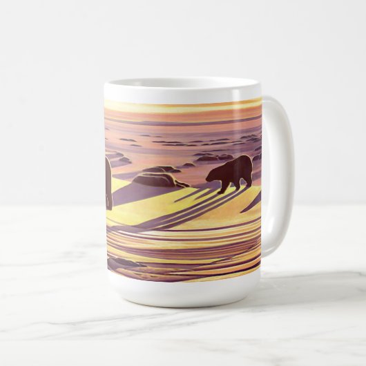 Mutter Bärenkunst Cups Tasse Polar Bären Cup & Bri (VorderseiteRechts)