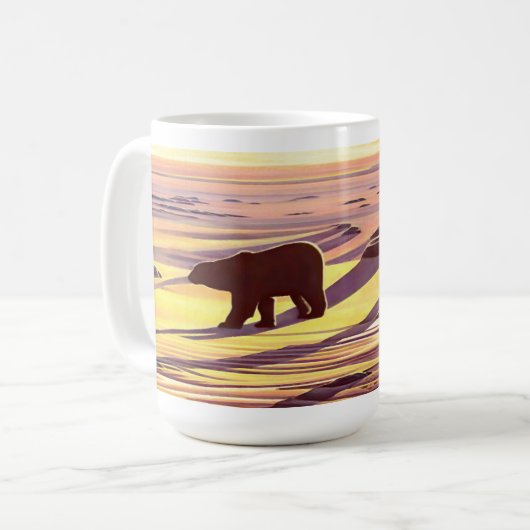 Mutter Bärenkunst Cups Tasse Polar Bären Cup & Bri (Vorderseite Links)