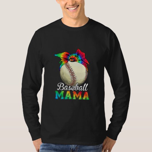 Mutter Baseball Mama Geburtstag T-Shirt (Vorderseite)