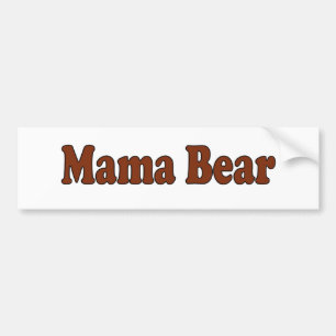 Mutter Bear Autoaufkleber