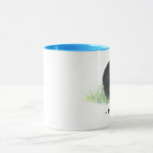 ~ Mutter Bear ~ blaue Ordnungs-Tasse schwarzen Tasse (Zentrum)