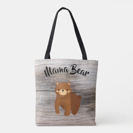 Mutter Bear - große Familien-Mama-Geschenk Tasche (Rückseite)