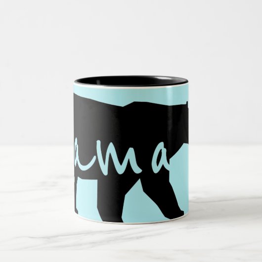 Mutter Bear Mom Mug Zweifarbige Tasse (Mittel)