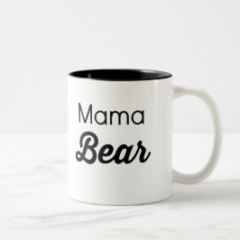 Mutter Bear Mug Zweifarbige Tasse
